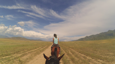 Horseback riding tours. Kyrgyzstan