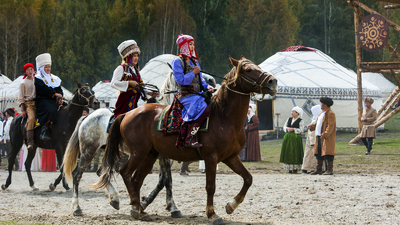 riders kirghiz Word nomad Games with Baibol travel
