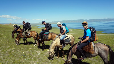 Horseback riding tours in Kyrgyzstan. Son-Kol